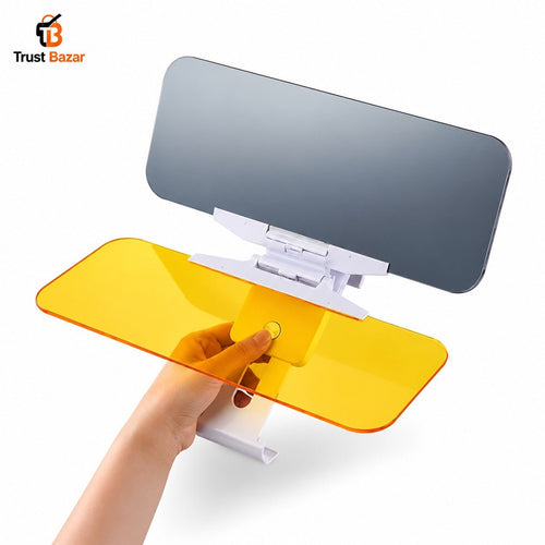 2-in-1 Anti Glare Sun Visor for Car – Sun Sheild - Trust Bazar