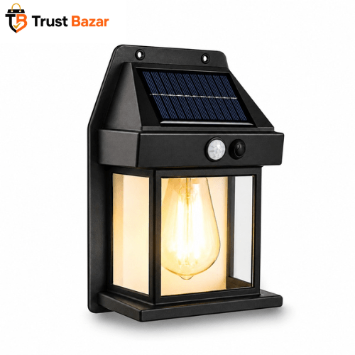 LED Solar Wall Lamp | Outdoor Security Light - Trust Bazar