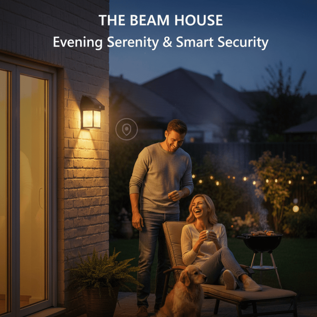 LED Solar Wall Lamp | Outdoor Security Light - Trust Bazar