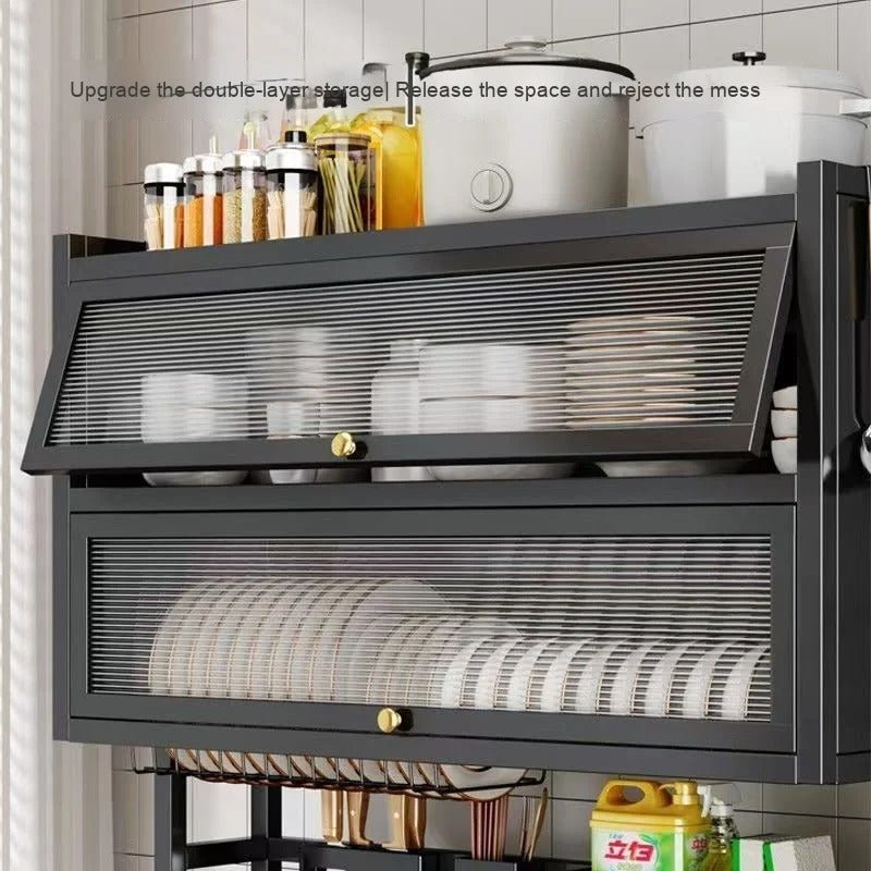Modern Dual-Layer Kitchen Sink Storage Rack - Trust Bazar