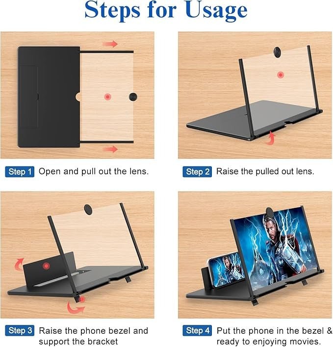 Smart Phone Screen Magnifier For All Phones - Trust Bazar